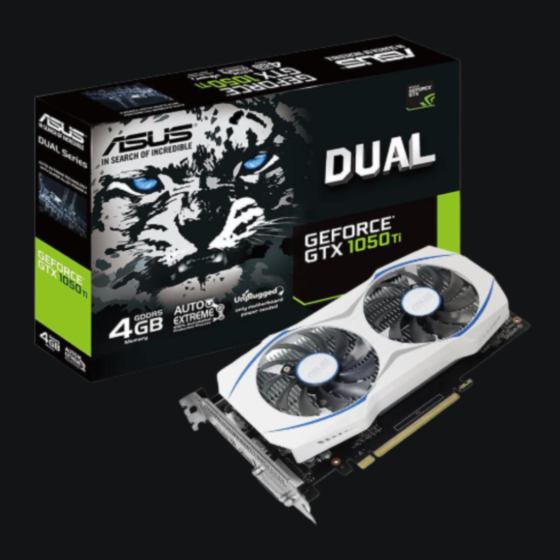 ASUS DUAL GTX 1050 Ti OC