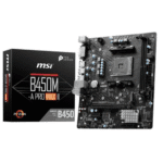 MSI B450M-A PRO MAX II ProSeries Motherboard (mATX, Supports AMD 5000/4000/3000/2000/1000 Series AM4 Processors, M.2, SATA 6G, USB 3.2 Gen 1, DDR4