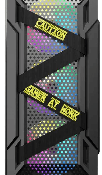 HESTART GAMING CASE 4 FAN ARGB - MESH COOLING