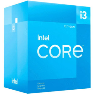 Intel Core i3-12100F 12th Generation Desktop Processor (Base Clock: 3.3GHz, 4 Cores, LGA1700 – New Tray – 1 YR Warranty