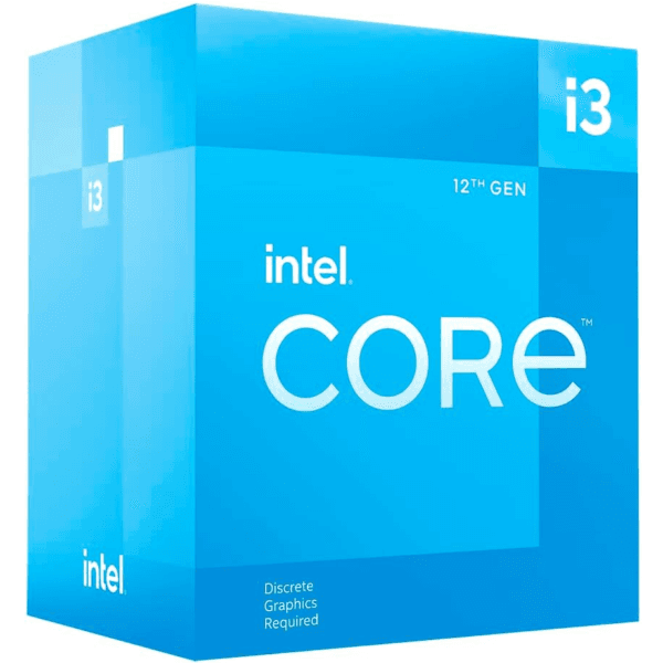 Intel Core i3-12100F 12th Generation Desktop Processor (Base Clock: 3.3GHz, 4 Cores, LGA1700 - New Tray - 1 YR Warranty