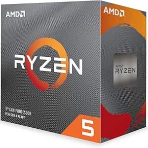 CPU AMD RYZEN 5 3600 CPU Processor 3.6 GHz Six-Core Twelve-Thread 100-000000031 65W Socket AM4 – New Tray