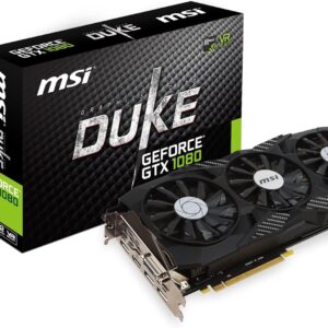 MSI Gaming GeForce GTX 1080 8GB GDDR5X SLI DirectX 12 VR Ready Graphics Card