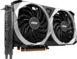 ⁦MSI Gaming AMD Radeon RX 6600 XT 128-bit 8GB GDDR6 DP/HDMI Dual Torx Fans FreeSync DirectX 12 VR Ready OC Graphics Card⁩ - الصورة ⁦2⁩