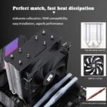 ⁦Thermalright Assassin X 120 Refined SE ARGB Black مزاد⁩ - الصورة ⁦4⁩