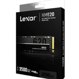 Lexar NM620 M.2 2280 NVMe SSD 256GB up to 3300MB/s read, 1300MB/s write – LNM620X256G