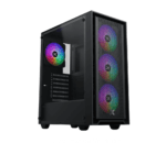 ⁦XIGMATEK Sky II FRGB Mid Tower Case 4 Fan RGB Black + X-POWER 600W 80+ White Power Supply⁩ - الصورة ⁦2⁩