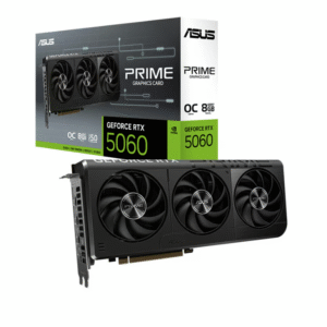 Asus GeForce RTX 5060 Prime 8GB GDDR7 OC Edition Graphic Card – New – 3 years local warranty