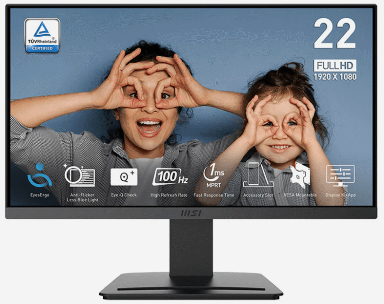 MSI PRO MP223 E2, 22-inch VA 1920 x 1080 (FHD) Computer Monitor