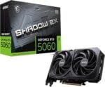 MSI GeForce RTX 5060 Shadow 2X OC 8GB GDDR7 Graphics Card
