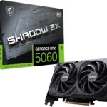 MSI GeForce RTX 5060 Shadow 2X OC 8GB GDDR7 Graphics Card
