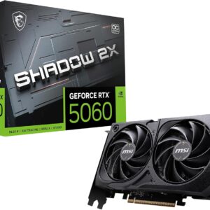 MSI GeForce RTX 5060 Shadow 2X OC 8GB GDDR7 Graphics Card