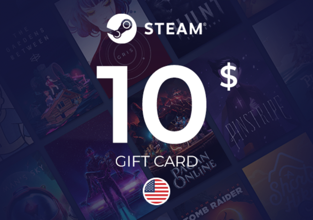 Steam Wallet Gift Card USA 10 USD Steam Key
