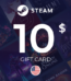 Steam Wallet Gift Card USA 10 USD Steam Key