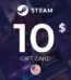 Steam Wallet Gift Card USA 10 USD Steam Key
