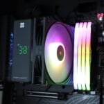 ⁦THERMALRIGHT Assassin X 120 R Digital ARGB BLACK CPU COOLER⁩ - الصورة ⁦5⁩