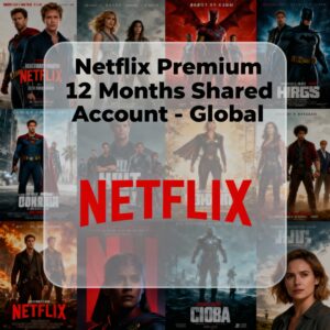 Netflix Account Premium 12 Months - Netflix Shared Account - GLOBAL