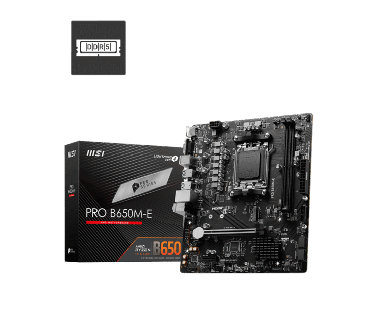 Msi Pro B650M-E Socket AM5 Motherboard