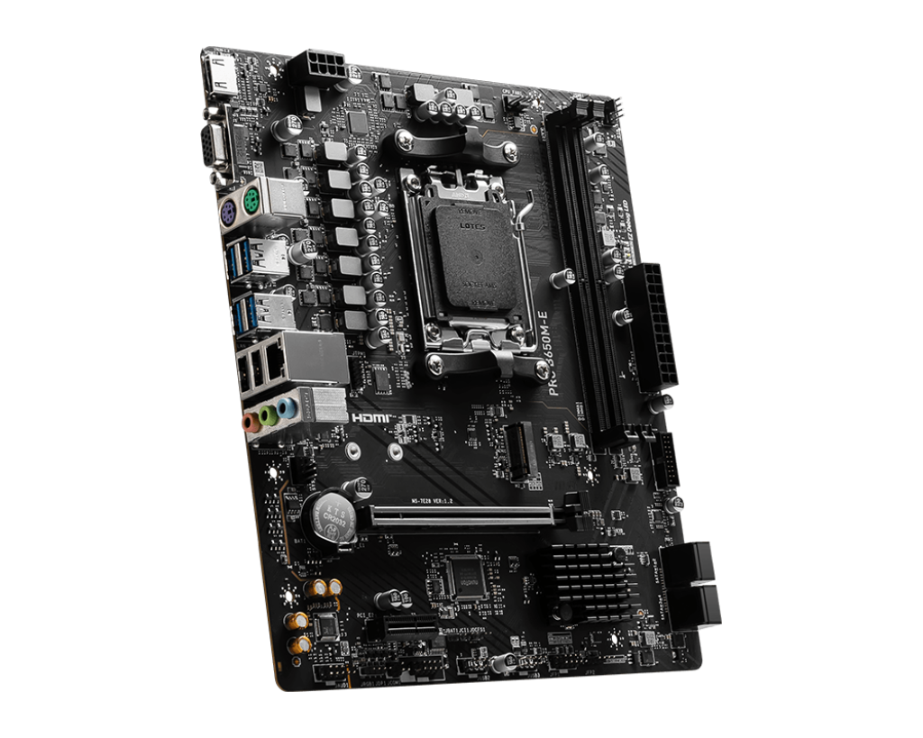 Msi Pro B650M-E Socket AM5 Motherboard - New Box - الصورة 3