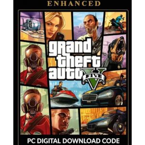 Grand Theft Auto V Enhanced (PC) Rockstar Games Launcher – Digital Key
