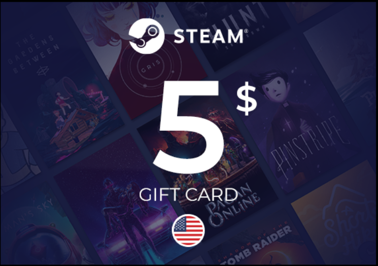 Steam Wallet Gift Card 5 USD - Key