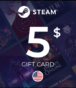 Steam Wallet Gift Card 5 USD - Key