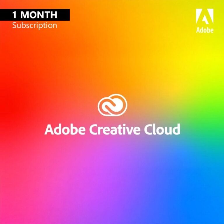 Adobe Creative Cloud 1 Month Access