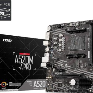 MSI A520M-A PRO DDR4 AM4 Motherboard
