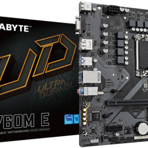 GIGABYTE B760M E DDR5 Motherboard – LGA1700, Intel B760, PCIe 4.0, Dual M.2