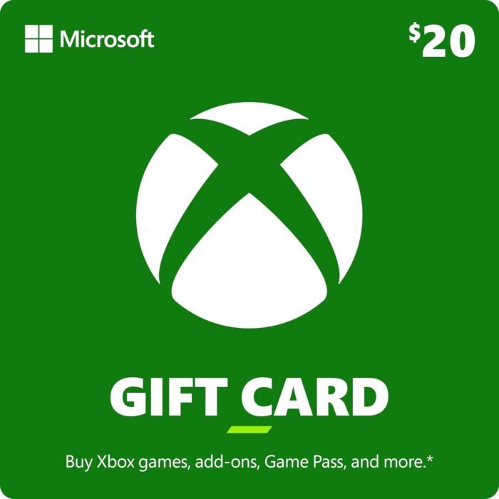 Xbox Gift Card 20$ - Digital Code