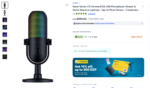⁦Razer Seiren V3 Chroma RGB USB Microphone: Stream & Game Reactive Lighting - Tap-to-Mute Sensor - مزاد⁩ - الصورة ⁦4⁩