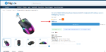 ⁦ONIKUMA CW905 7200 DPI Wired Gaming Mouse with Breathing LED Colors مزاد علي⁩ - الصورة ⁦3⁩