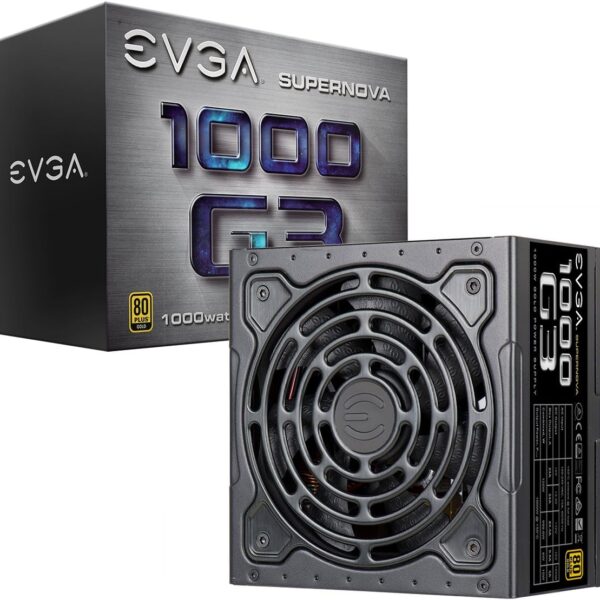 EVGA SuperNOVA 220-G3-1000-X1,1000 G3, 80 Plus Gold 1000W, Fully Modular
