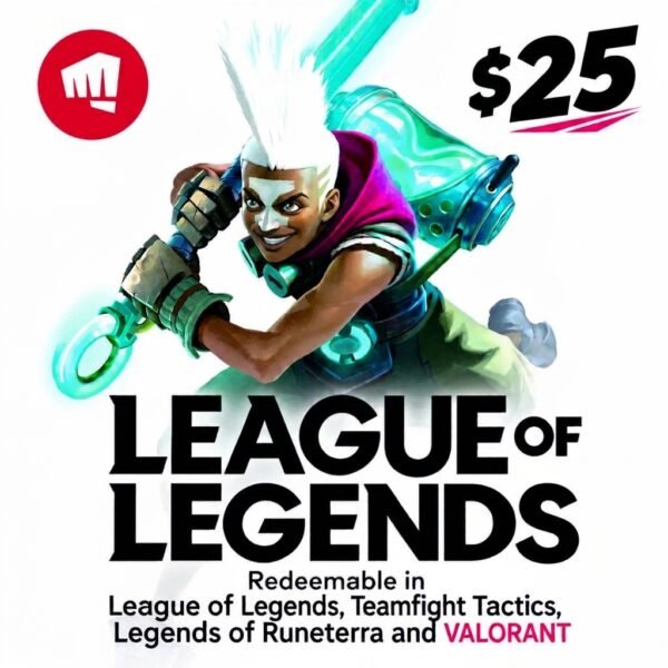 League Of Legends (PC) Gift Card USD 25