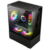 ARKTEK –AK 33-Black ARGB With 600W Power Supply – New – 1 Yr Warranty
